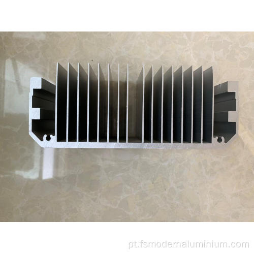 Radiator de alumínio com usinagem CNC de usinagem CNC